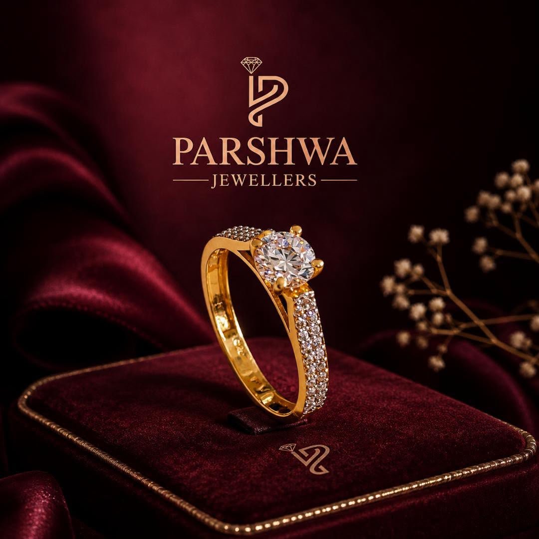 The Parshwa Classic Solitaire Diamond Engagement Ring (Yellow Gold)
