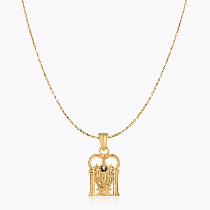 Aadhish 22KT Gold Pendant for Men