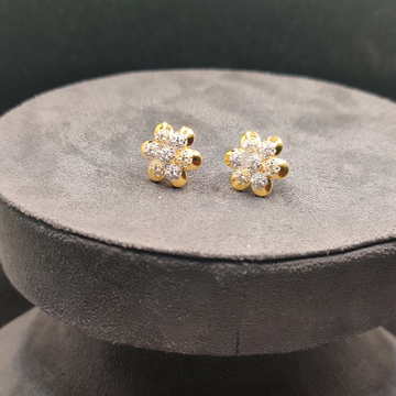 22 carat fancy diamond round earring by 
