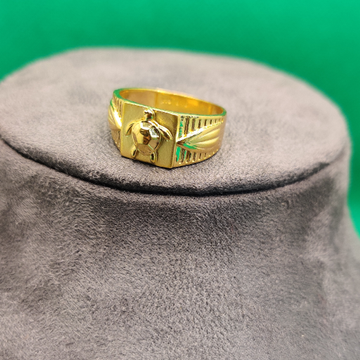 22 carat gold fancy gents ring by 