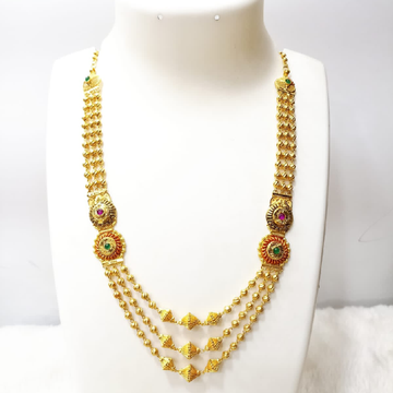 916 Gold Designer Necklace by 