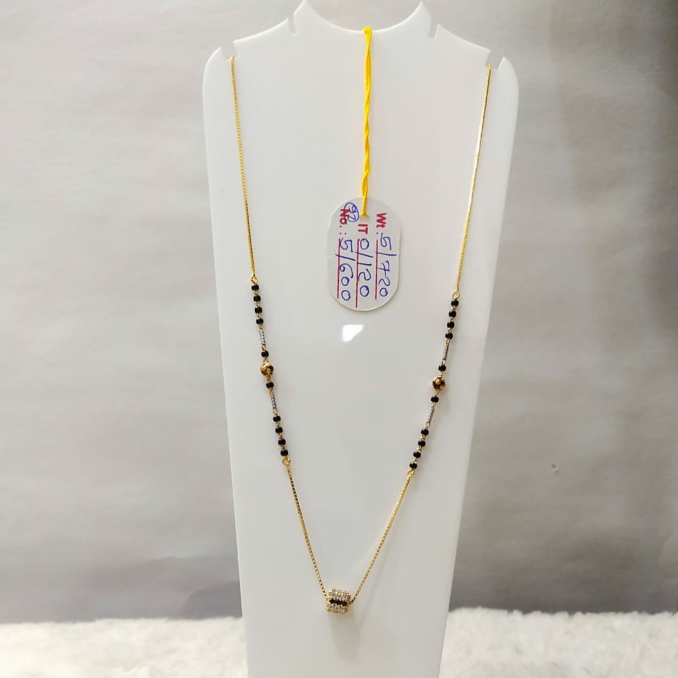 22 carat 916 fancy nice mangalsutra dokiya