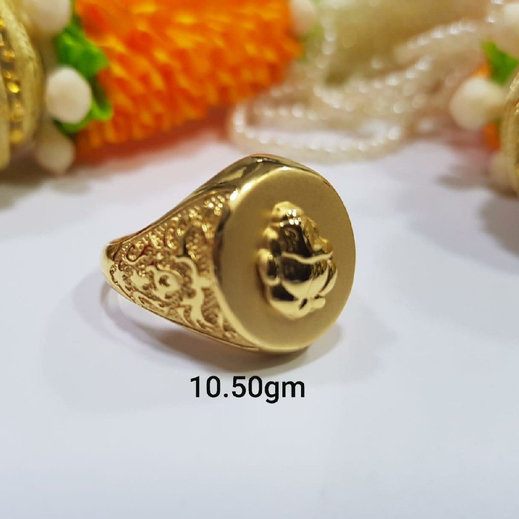 22 carat 916 fancy gents ganeshji ring