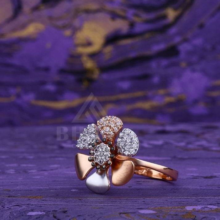 gold flower ring