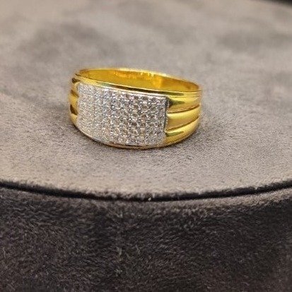 22kt gold plain traditional ring