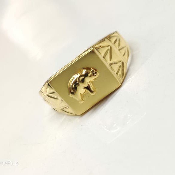 Buy quality 22 kt gold casting gents ring in Ahmedabad